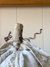 Load image into Gallery viewer, Vintage Lace and Driftwood Pumpkin