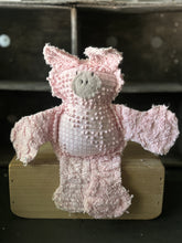 Load image into Gallery viewer, Pink Bates Hobnail Vintage Chenille Piglet