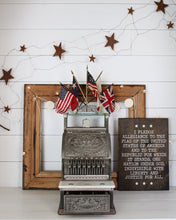 Load image into Gallery viewer, Rusty 6 ft. Rustic Star Garland