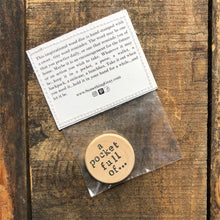 Load image into Gallery viewer, Motivational Word Wood Coins lot of 5 wood discs Graduation Gift - Wedding Favor - Inspiration - Custom