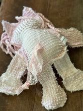 Load image into Gallery viewer, Vintage Pink Bates Hobnail Chenille Lion
