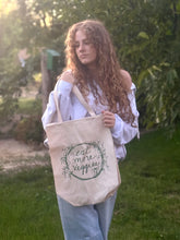 Load image into Gallery viewer, Eat More Veggies Grocery/Market/Farmers Market Bag Genesis 1:29 Bible verse
