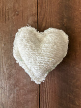 Load image into Gallery viewer, Vintage Light Blue Chenille heart
