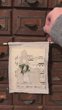 Load and play video in Gallery viewer, Vintage Music Page Holy Holy Holy Church Banner
