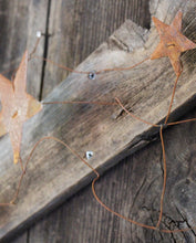 Load image into Gallery viewer, Rusty 6 ft. Rustic Star Garland
